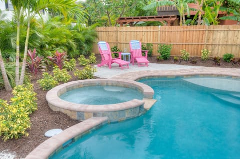 Private Backyard Pool Area