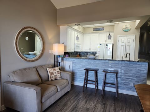 Living room & kitchen