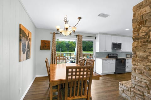 Dining table with seating for six guests