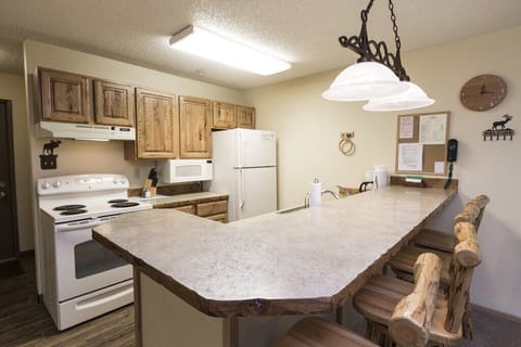 Remodeled kitchen.