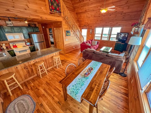 Another view of the spacious main level.