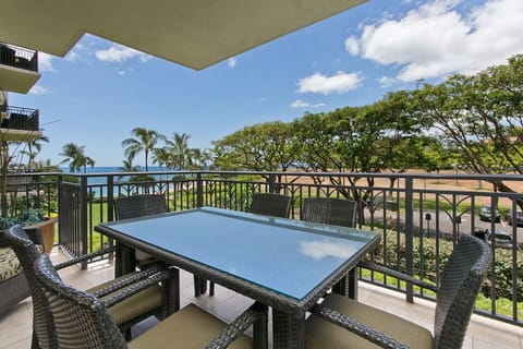 Relax on the lanai: outdoor seating, ocean breeze, and endless views of paradise