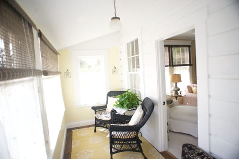 Sun room facing Pacific Ocean