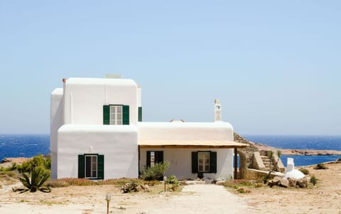 Facade of the traditional house. 