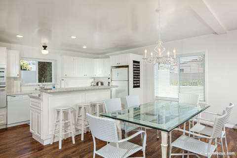 Upstairs kitchen/dining