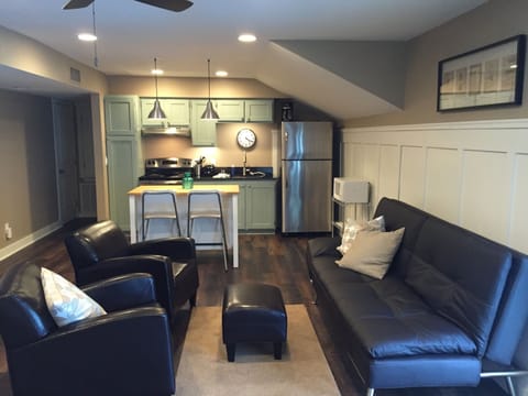 New remodeled studio apartment.
