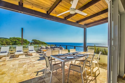 Covered Dining With A View!