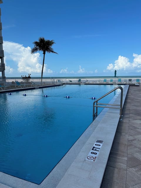Gulf-front, Olympic-sized, freshwater, heated pool