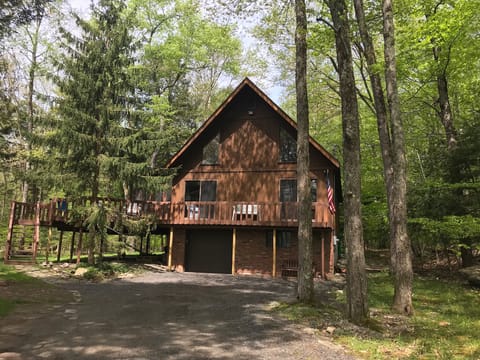 Bethel Lake House is setback on a private acre. 