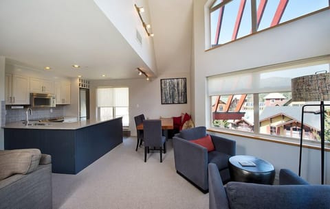 kitchen/living room area with panoramic views