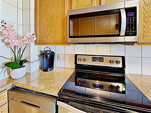 Make some coffee or tea and take it out to the lanai