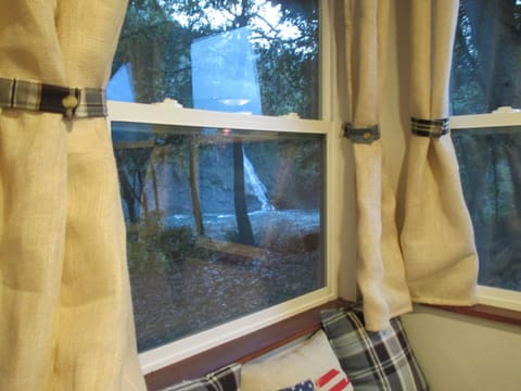 Bingham Creek Falls just outside of window!