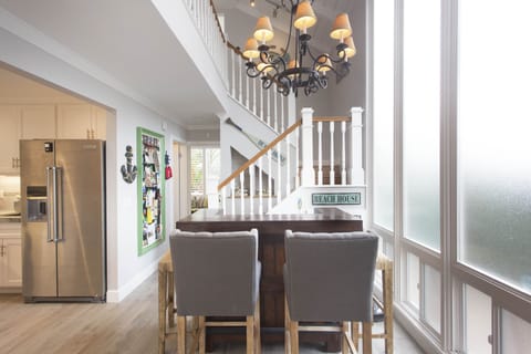 Beautiful bar area. Staircase up to 2nd floor with 2 more bedrooms & bathrooms