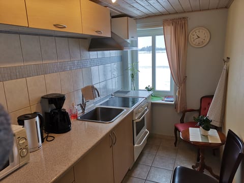 Comfort Double or Twin Room, 2 Twin Beds, Non Smoking, Courtyard View | Private kitchen | Fridge, microwave, oven, stovetop