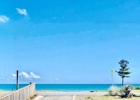 The View from Otaki Beachfront Getaway.