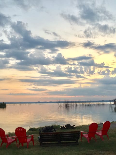 Short  peaceful walk  down to the private lake access ! 