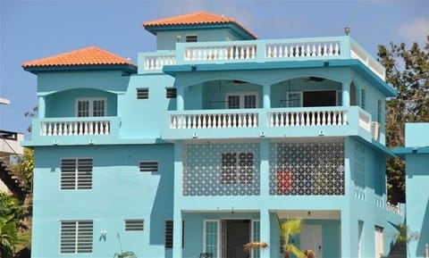 Generous Outdoor Decks that face Desecheo Island and Panoramic Sunsets.