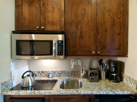 Kitchenette in the attached suite.
