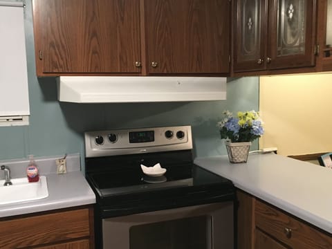 Flattop Electric Stove and Oven