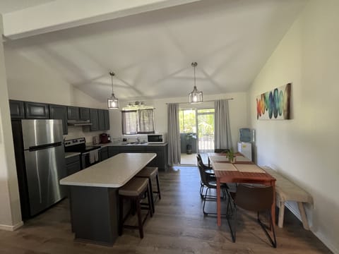 Kitchen opens up to dining room and living room; perfect for entertaining!