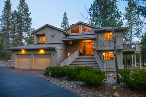 House at night