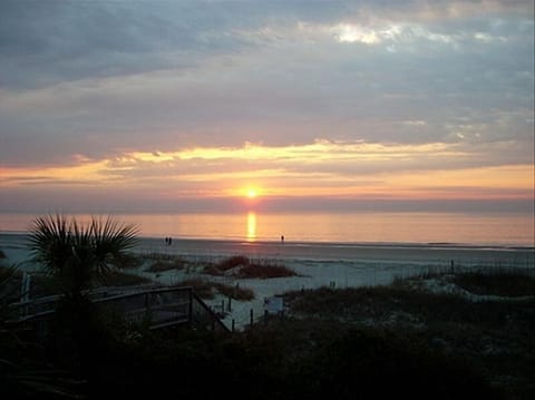 Watch a beautiful sunrise over the Atlantic.....