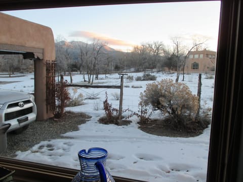 View from kitchen window _ Winter