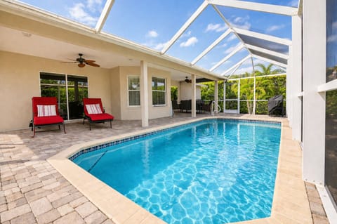 Who's up for a dip in the heated pool?