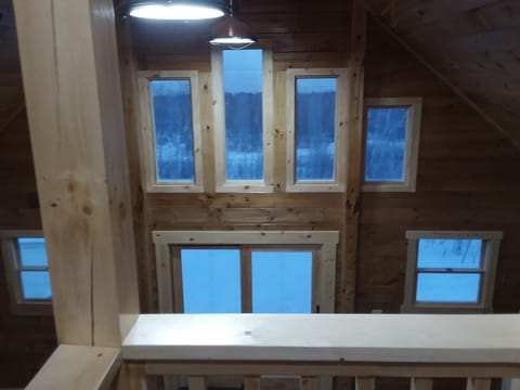 View of windows from balcony (level 3)