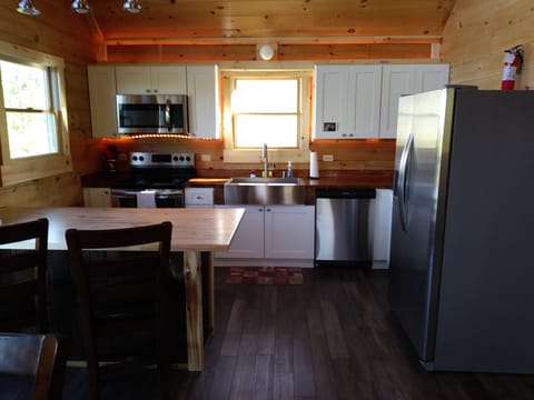 Kitchen and island (level 2)