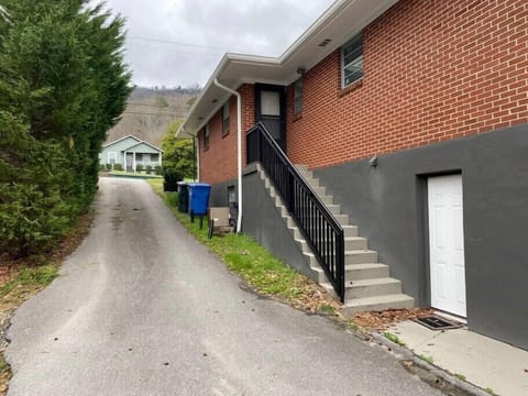 Our shared driveway.