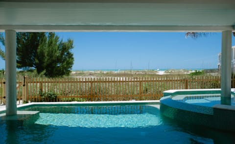 The beach? The pool? Spoil yourselves and have both!
