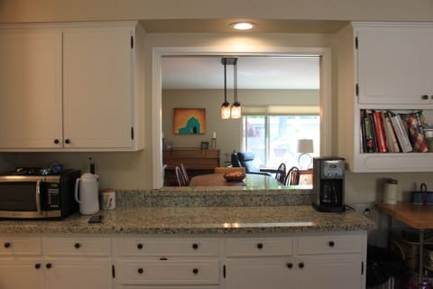 pass through to dining area