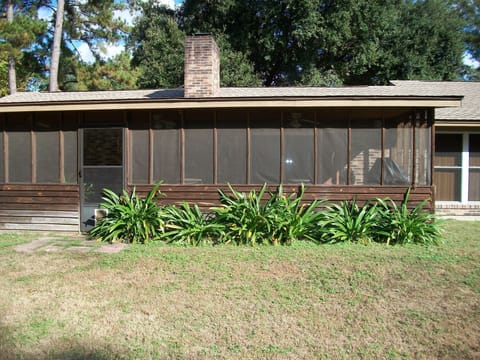 Screened in back porch