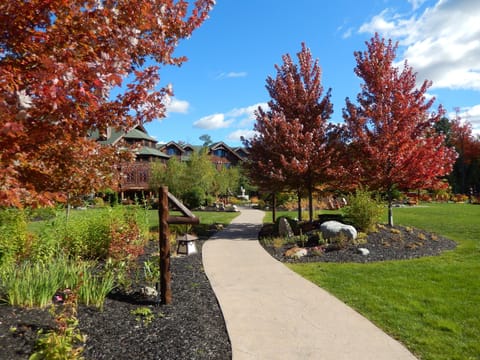 Gorgeous grounds surround the entire property