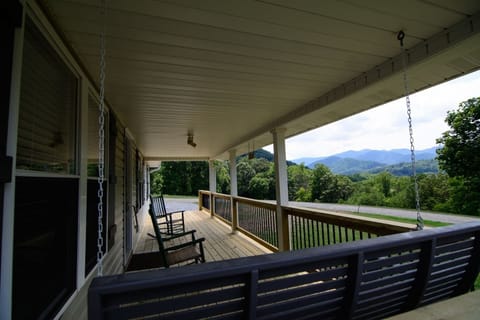 Lazy front porch with breathtaking view