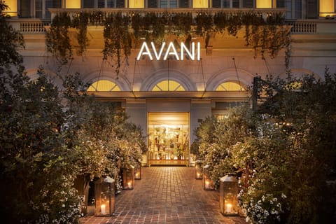 Front of property - evening/night