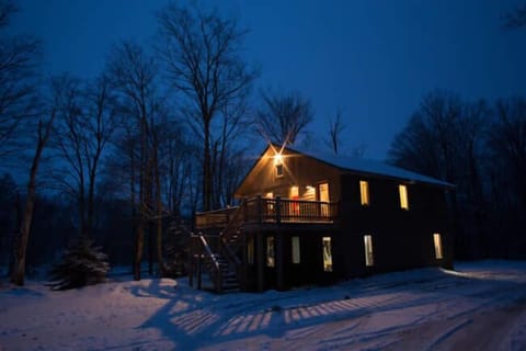 Large porches on both sides of the house and full access to the lower level.