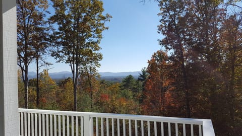 Amazing long range views from the deck. 