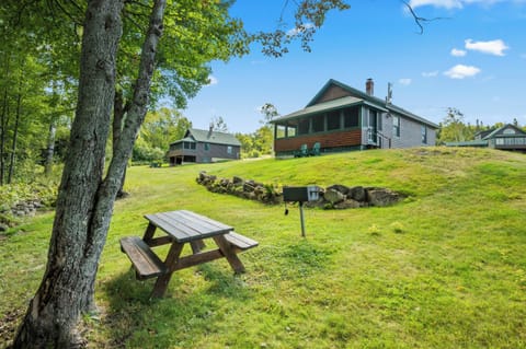 Exterior with lawn and picnic table