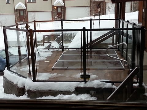 Shared hot tub for six units in Big Mountain Condos