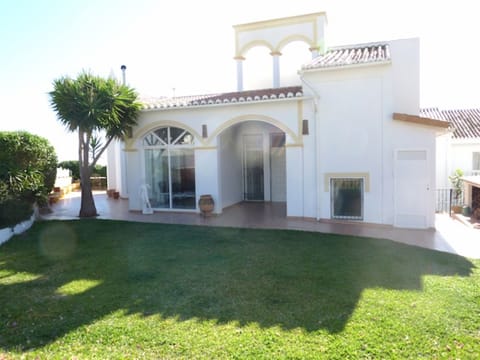 Villa as seen from the enclosed garden