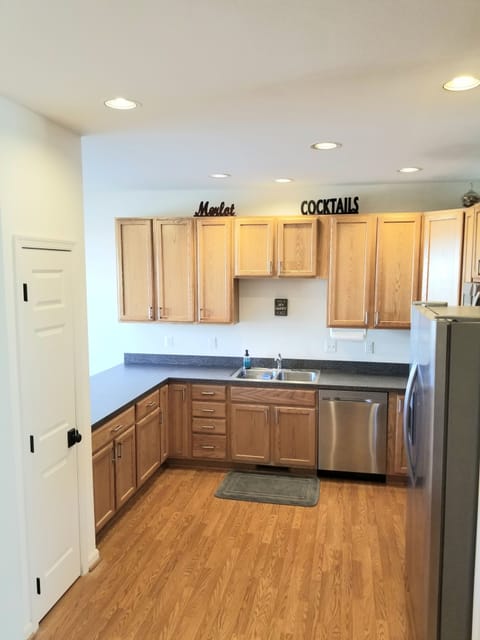 Kitchen view 2 open to eat-in kitchen table