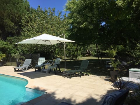 Private 
pool terrace and garden