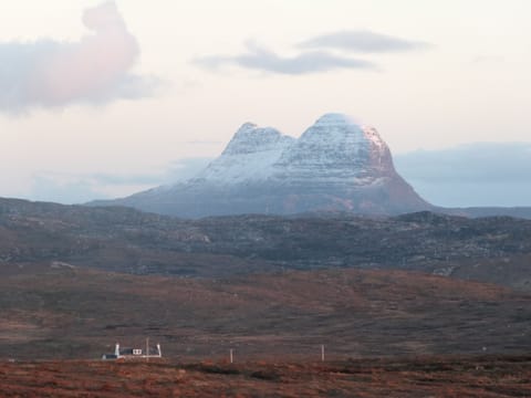 Suilven - Meall Dubh is the cottage in the foreground