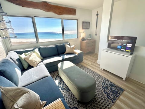 2025 upgrades! New sectional and tv in the living space!