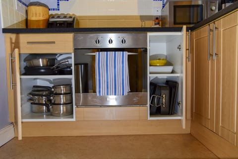 All the pots and pans you could need.