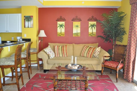 Beautifully decorated Living Room