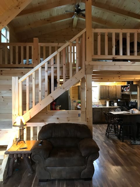 View of the loft from the Living Room.