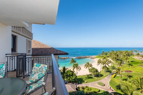 Enjoy the breathtaking ocean view from the lanai.